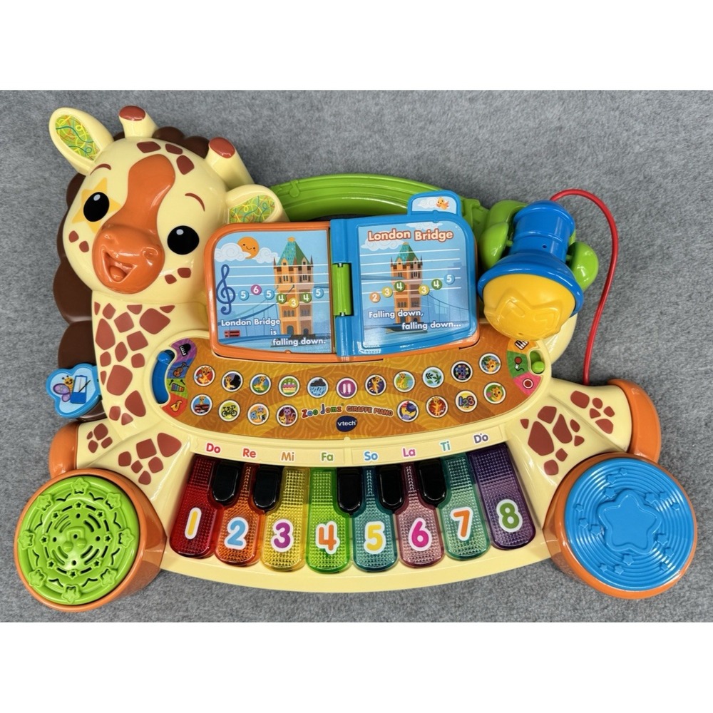 VTech Zoo Jamz Giraffe Piano Learning Toy Musical Keyboard Baby Toddler